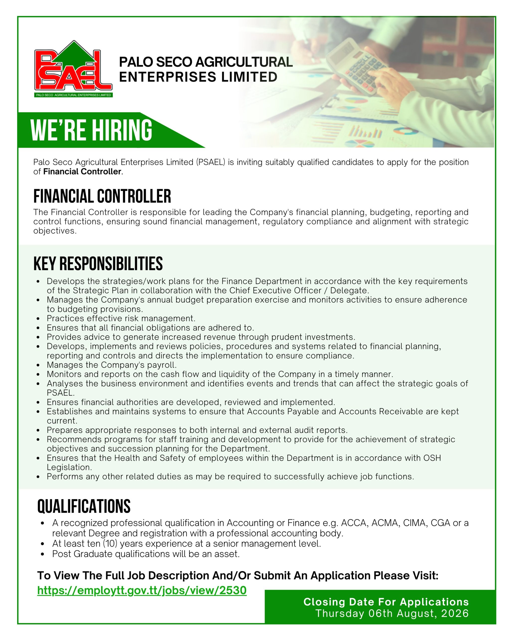 Financial Controller