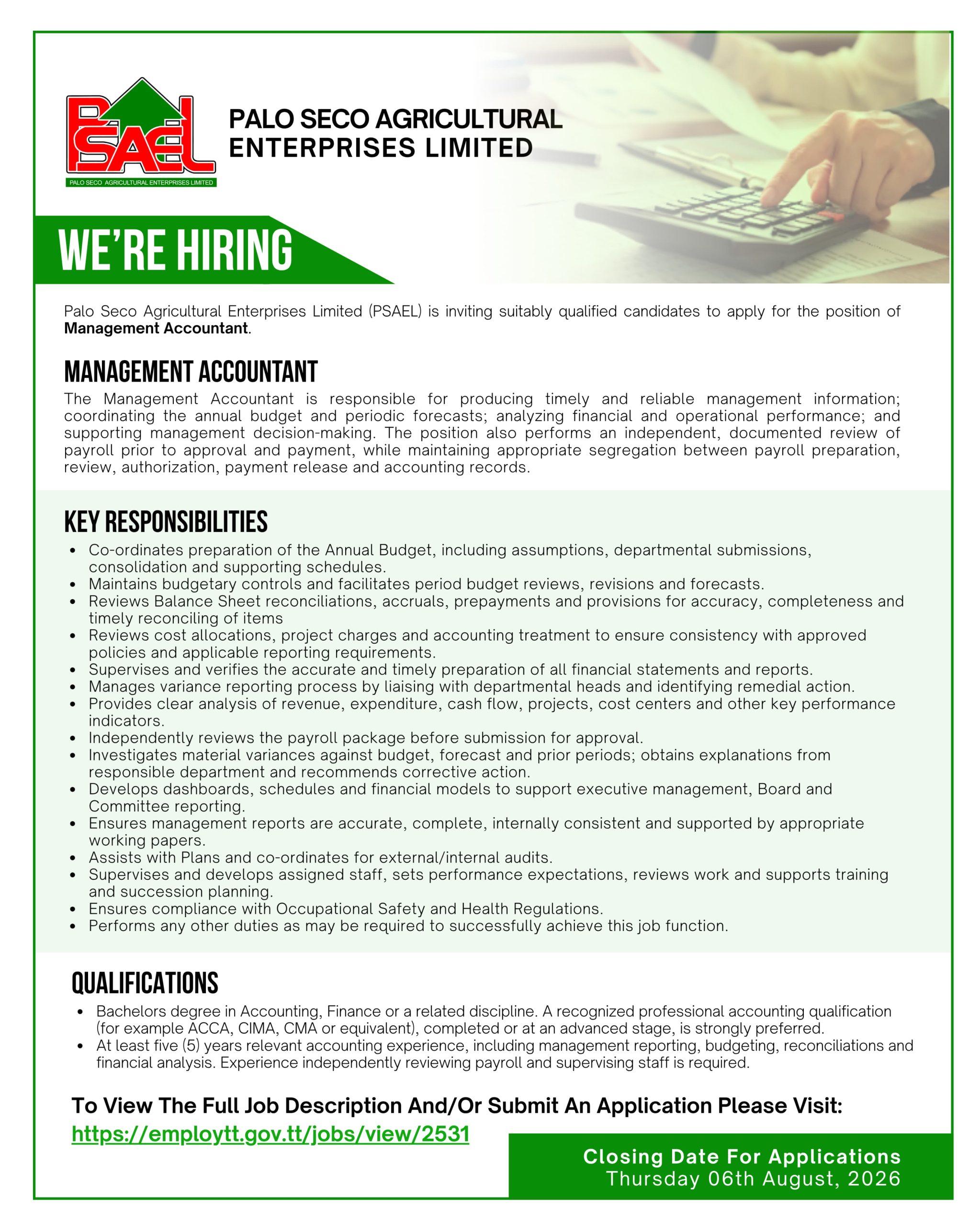 Management Accountant